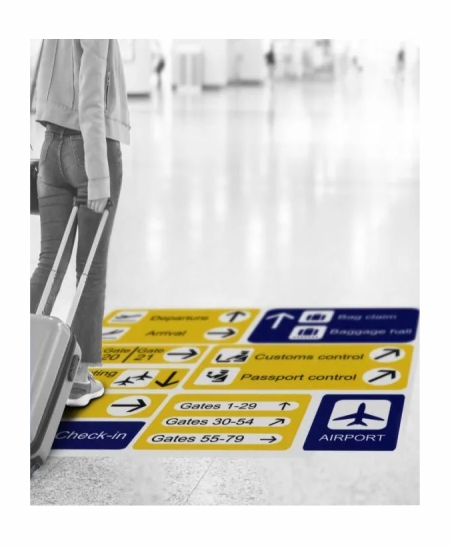 adhesive floor graphics