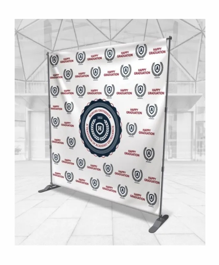 outdoor telescopic banner