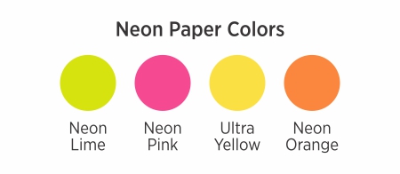 post it note neon paper colors